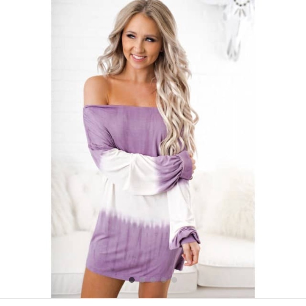 Purple Ombré Top